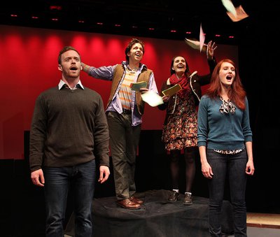 Tony Coslett, Trevor Eichhorn, Katie Worley and Shannon Coltrane in Ordinary Days.