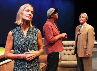 Storm Kennedy, Patrick Dizney and Bary Shaw. Photo courtesy of Oregon Contemporary Theatre.