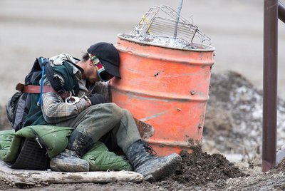A Buffalo Field Campaign direct action. Photo Credit: Deby Dixon/BFC.