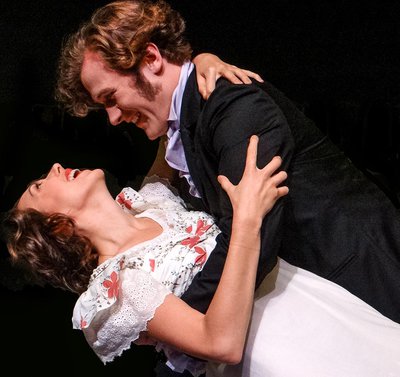 JERILYN ARMSTRONG AS ELIZABETH AND T.J. LAGROW AS MR. DARCY