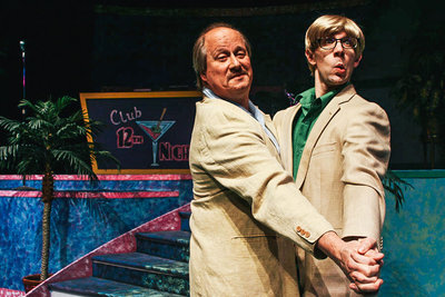 Dale Flynn (left) and Mark Anderson in Cottage Theatre’s 12th Night