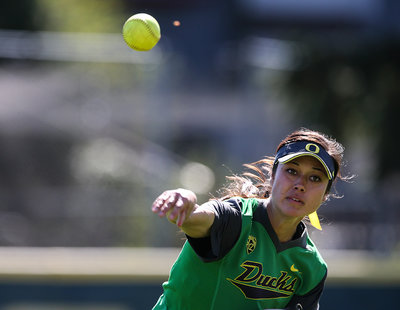 Outfielder Janie Takeda. Photo courtesy Eric Evans.