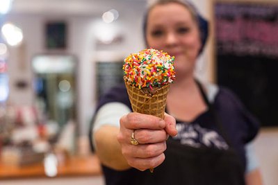 Red Wagon Creamery. Photo by Amanda L. Smith.