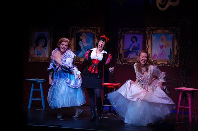 Kim Fairbairn, Melissa Miller and Megan Robertson in ACE’s Disenchanted
