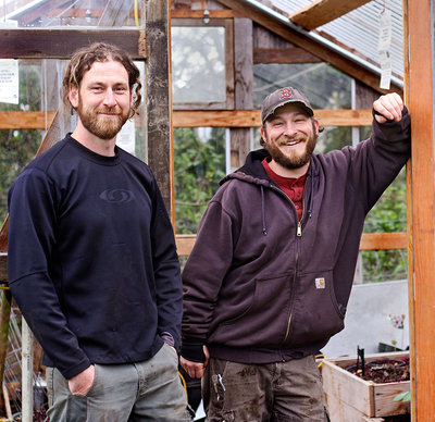 Forest Weaver (left) and Sean Ferrigno. Photo by Athena Delene