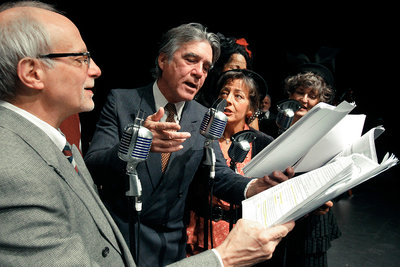 On stage with Radio Redux