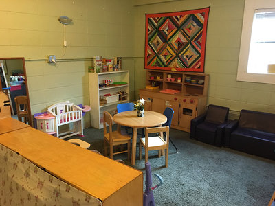 Children Learn, Play And Eat Lunch In The First Place Kids Classroom. Photo by Amy Schneider.