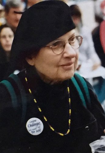 Peg Morton at a Eugene Celebration parade