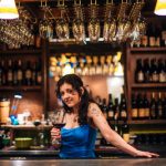 Wendy Watson displays Rye’s wine offerings