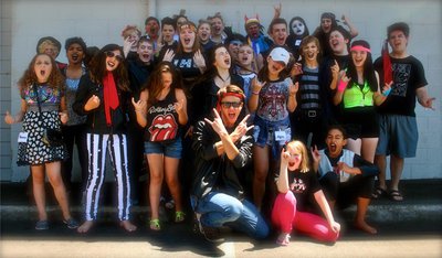 The cast of upstart Crow’s School of Rock