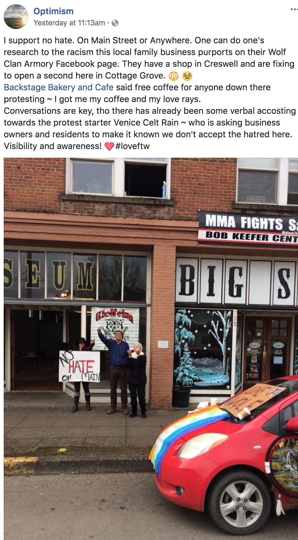 Business With Racist Ties Plans Move To Cottage Grove Eugene Weekly